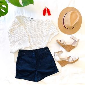 Club Monaco Off the Shoulder Knit Top